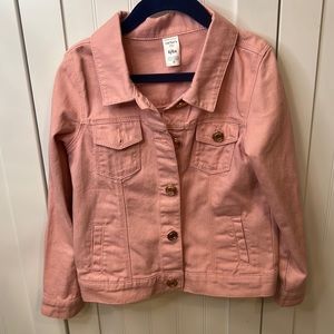 Carter’s 6/6X peach colored jean jacket